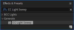 cc light sweep after effects download